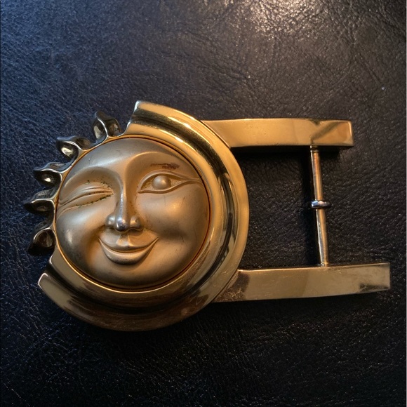 moon belt buckle